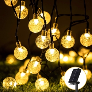 Girlanda Solarna Lampki 50 LED Zewnętrzne