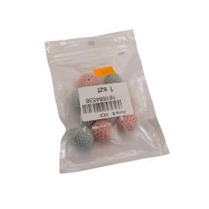 Kulki drewniane szydełkowane 10szt 20mm