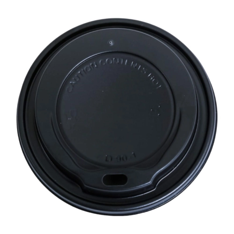 Wieczko do kubka 80mm czarne PS 100szt