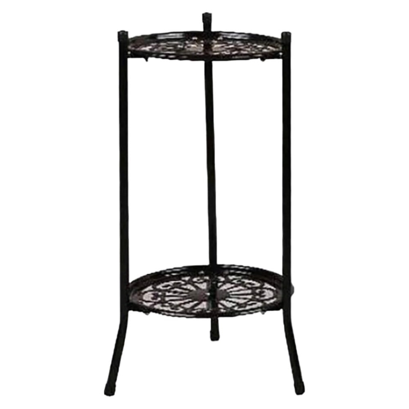 Kwietnik Stojak Metalowy Na Rośliny 30x50cm Czarny