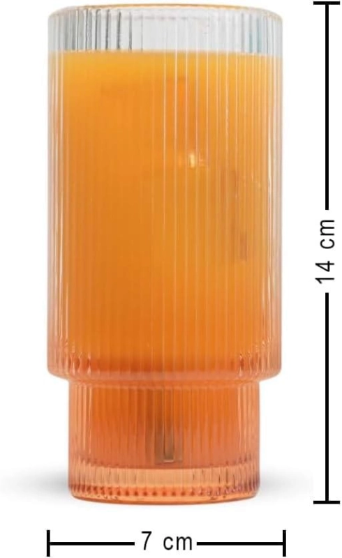 Szklanki 320 ml do Napojów Metalowe Słomki 4szt