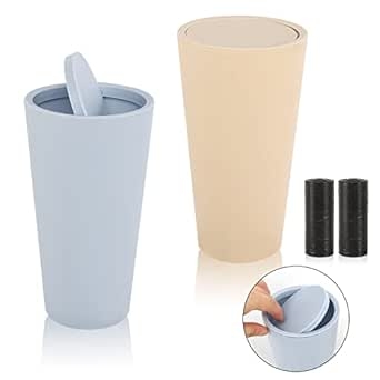 Kosz na śmieci mini samochodowy plastikowy 2szt