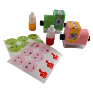 Pieczątki Stemple Nauka Liczenia 2szt Zestaw