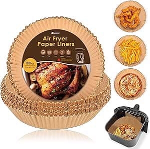 Papier do pieczenia do frytkownicy 100szt 20cm