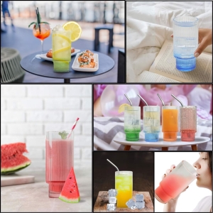 Szklanki do Napojów Soków Drinków 320ml 4szt