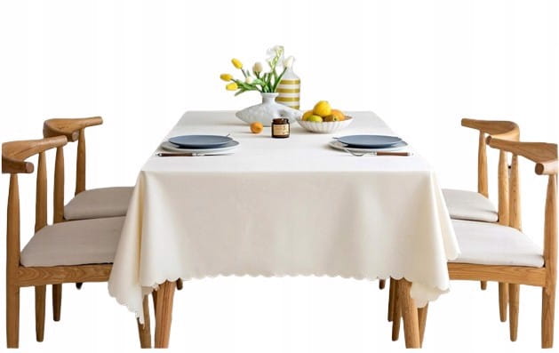 Obrus 140x240cm Plamoodporny Beżowy