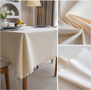 Obrus 140x240cm Plamoodporny Beżowy