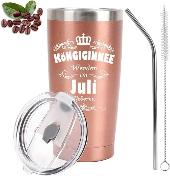 Kubek Termiczny ze Słomką Termos Stal 600ml