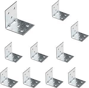 Kątownik Łącznik Wspornik Narożny 10szt 4x4cm