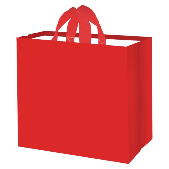 Torba na zakupy 36L 45x40x20 Gładka czerwona 1szt