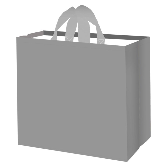 Torba na zakupy 36L 45x40x20 Gładka szara 1szt