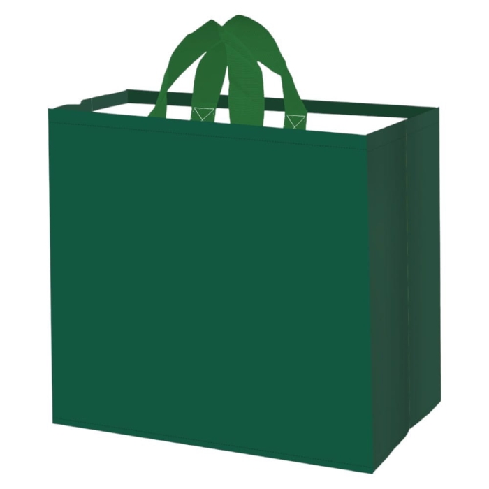 Torba na zakupy 36L 45x40x20 Gładka zielona 1szt