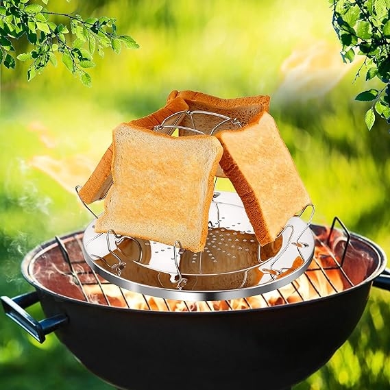 Stojak opiekacz do grilla do tostów chleba