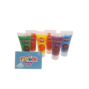 Farby do malowania palcami dla dzieci 6 farbx60ml