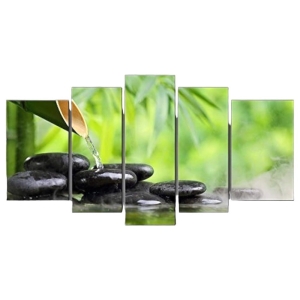 Obraz-5-częściowy-Nadruk-Kamienie-Zen-SPA-Bambus.jpg