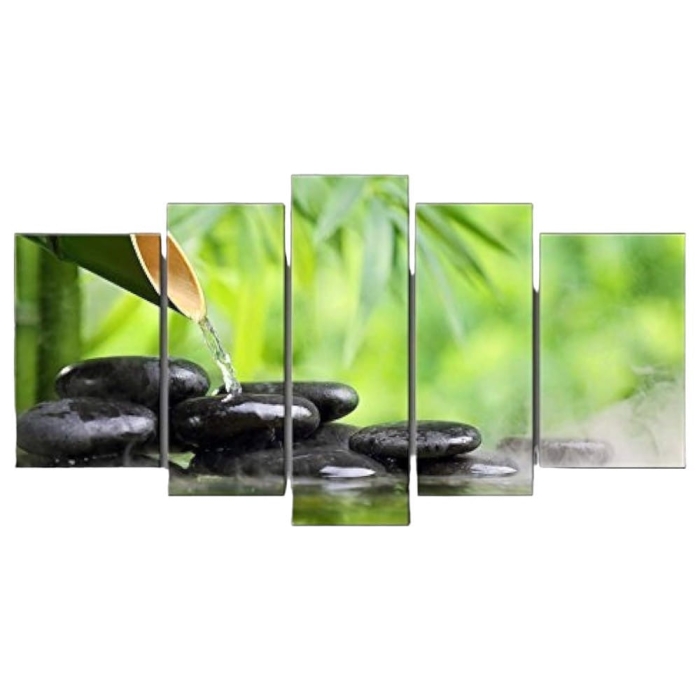 Obraz-5-częściowy-Nadruk-Kamienie-Zen-SPA-Bambus.jpg