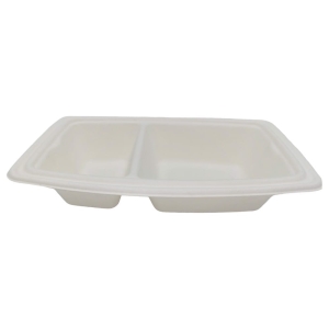 Pojemnik dwudzielny z pulpy z pokrywką 700 ml 246 mm 25 szt
