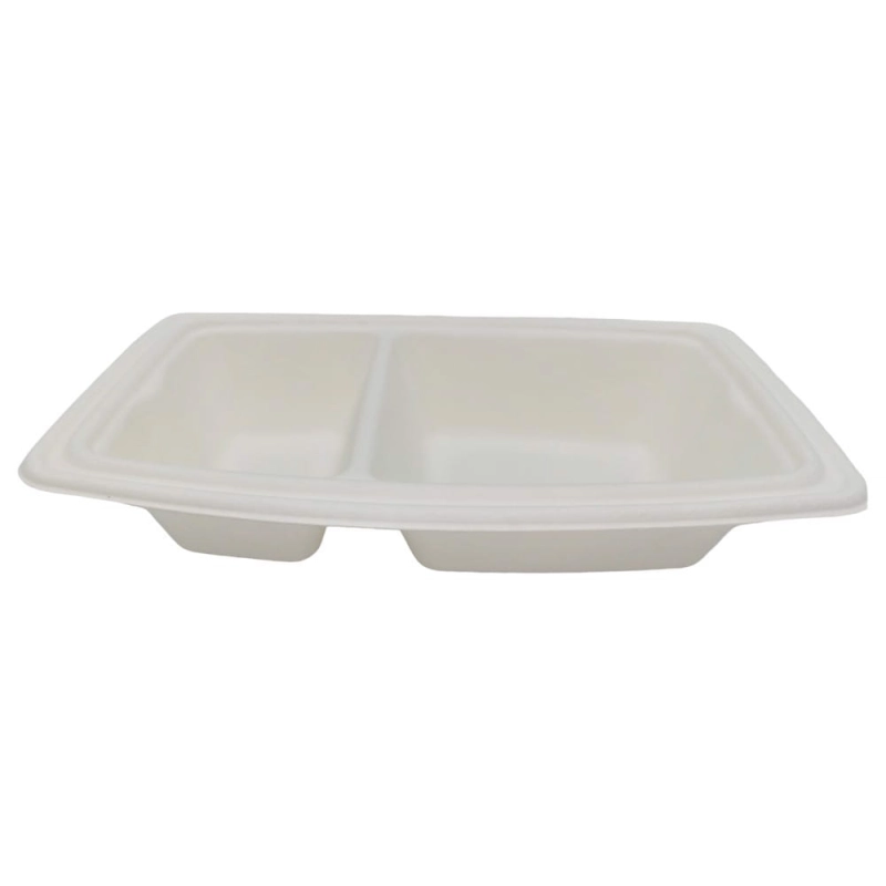 Pojemnik dwudzielny z pulpy z pokrywką 700 ml 246 mm 25 szt