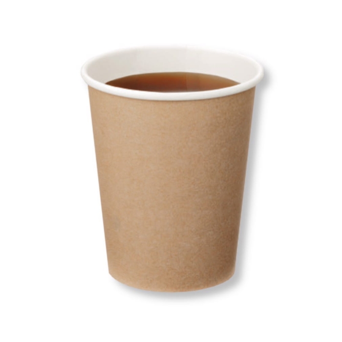 Kubek papierowy 250ml na kawę kraft Guillin GM8OZCARK