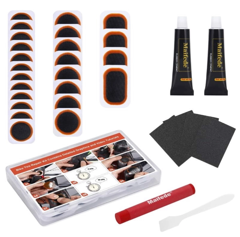 Zestaw Do Naprawy Opon Rowerowych Dętek Z 24 Łatka