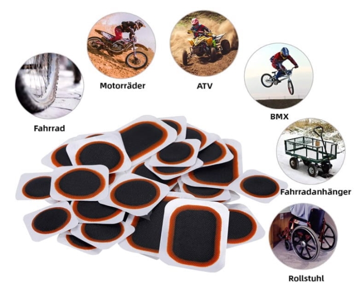 Zestaw Do Naprawy Opon Rowerowych Dętek Z 24 Łatka