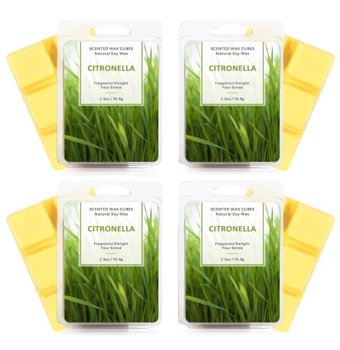 Wosk Sojowy Citronella Do Kominków Zapachowych X 4