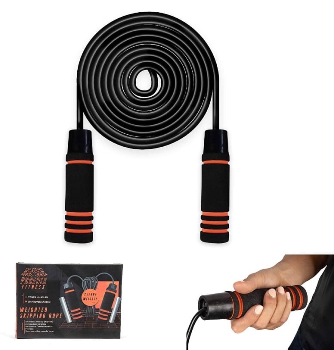 Skakanka Z Obciążeniem 2X 200G Fitness Crossfit