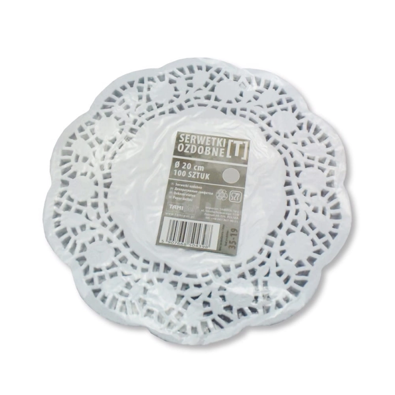 Serwetka ozdobna róża 20cm 100szt