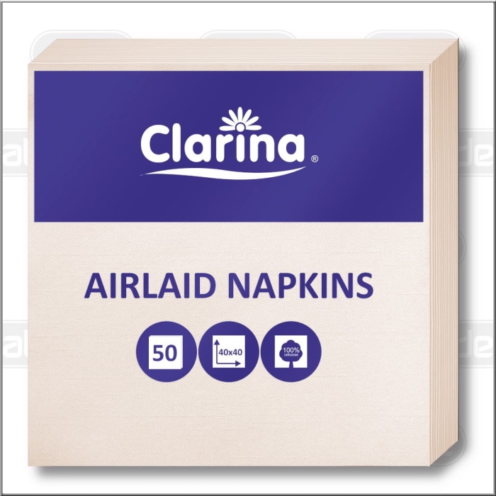 Serwetka gastronomiczna 40x40 flizelina 50szt pudr