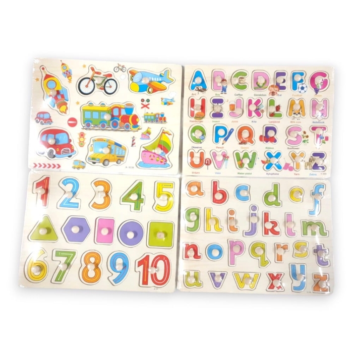 Układanka Twiddlers 22,5 X 30 Cm Drewno 4 Sztuki