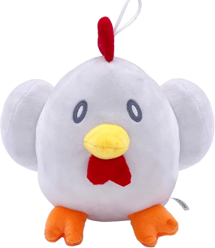 Maskotka Pluszak Zabawka Pluszowa Kurczak Biały