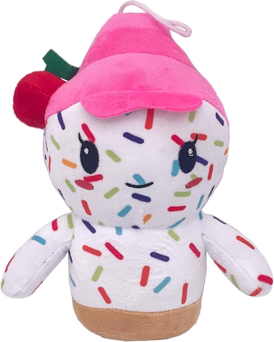 Maskotka Zabawka Pluszak Biało-Różowy 21cm