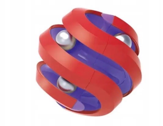 Spinner Gadżet Antystresowy Czerwono Fioletowy