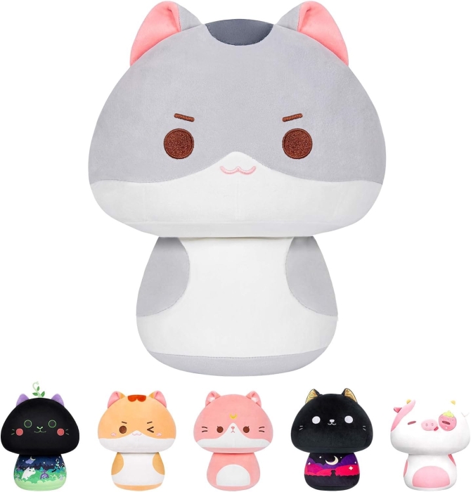 Maskotka Pluszak Przytulanka Kotek Kot 36cm Szary