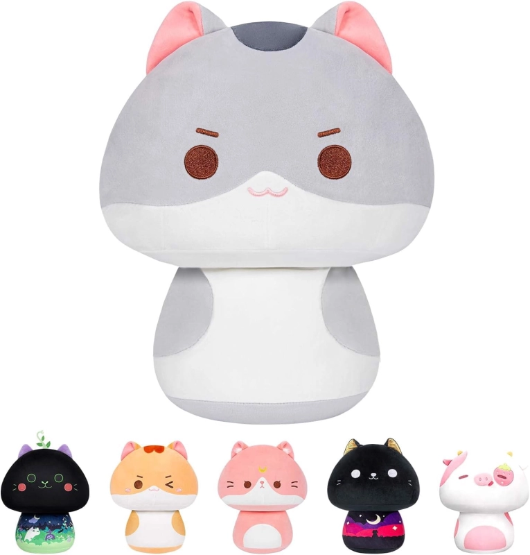 Maskotka Pluszak Przytulanka Kotek Kot 36cm Szary