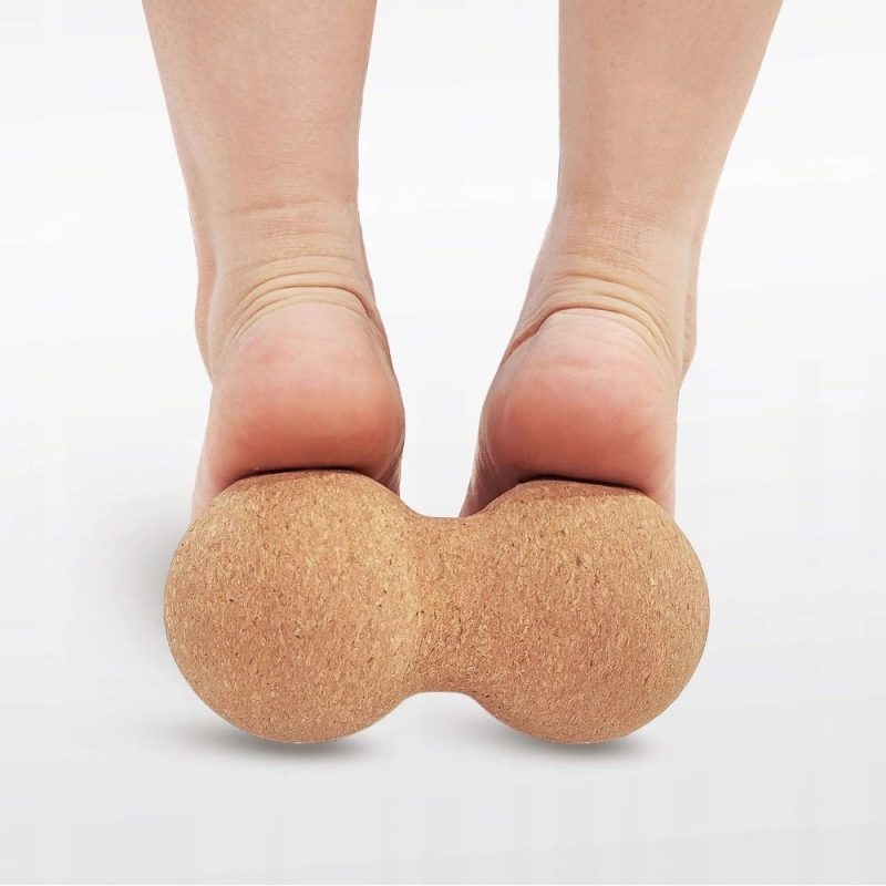Piłka Korkowa Roller Masażer Podwójny 16x8 cm