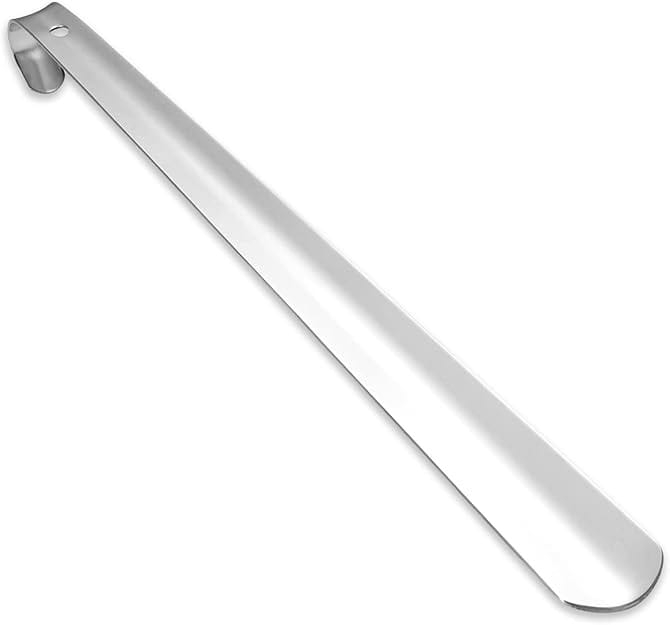 Łyżka do butów metalowa z haczykiem  długość 42cm
