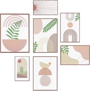 Obrazy ścienne minimalistyczne natura 7 sztuk