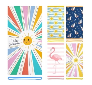 Ręcznik plażowy dla dzieci mikrofibra 75x150cm