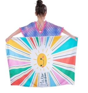 Ręcznik plażowy dla dzieci mikrofibra 75x150cm