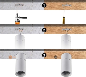 Reflektory sufitowe LED SPOT 15W biały 3000K